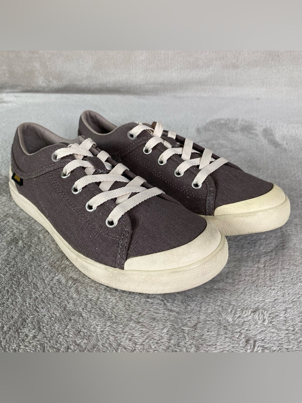 Teva Freewheel Washed Womens Size‎ 7 Brown Canvas Walking Hiking Shoes NEW